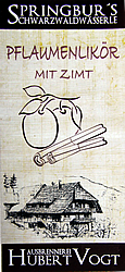 Springbauer´s Pflaumenlikör mit Zimt